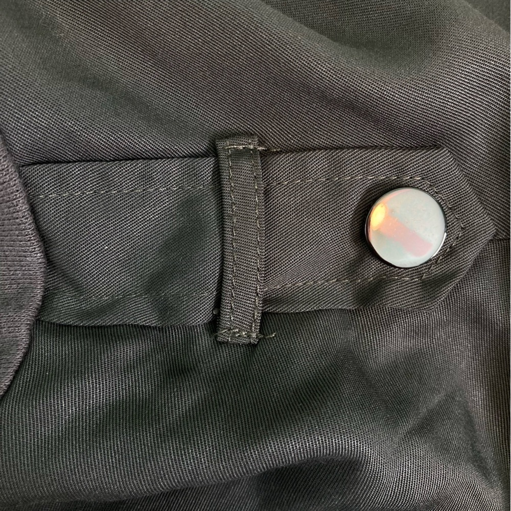 Carolina Belle Montreal Waterfall Open Front Draped Mixed Media Jacket (Size 1X) - Picture 5 of 13